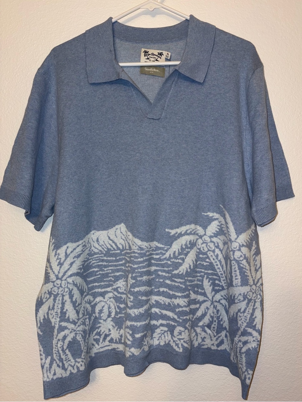 Reyn Spooner Goodfellow & Co Knit Polo Shirt XL